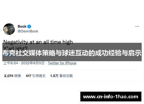 布克社交媒体策略与球迷互动的成功经验与启示