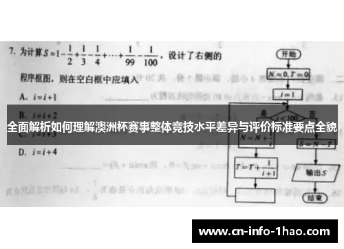 全面解析如何理解澳洲杯赛事整体竞技水平差异与评价标准要点全貌